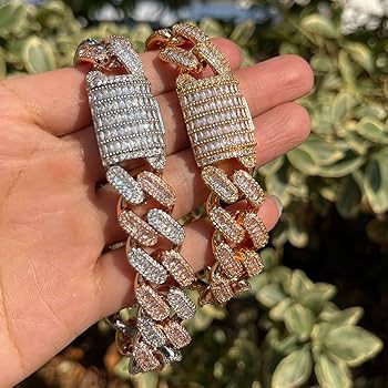 アクセサリー S925 Miami cuba bracelet micro pave Men's Iced Miami Cuban Bracelet Solid 925 Sterling Silver CZ